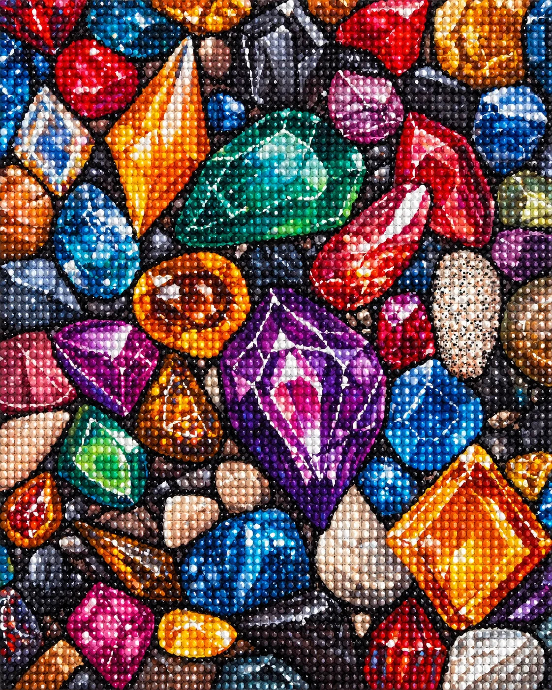 Bright Gems And Stones Diamond Art Kit