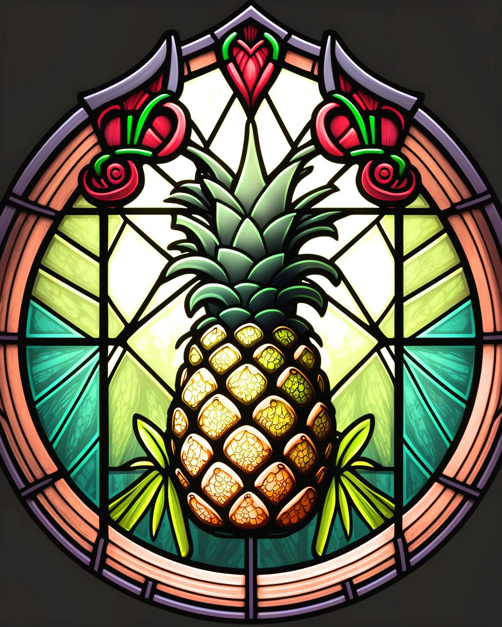 Abstract Pineapple Panel Diamond Art Kit