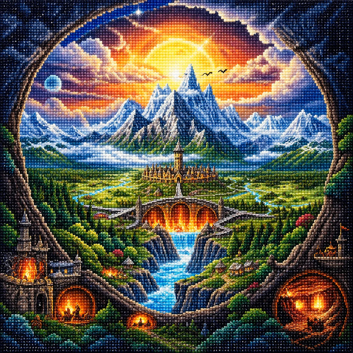 Castle Kingdom Diamond Art Kit