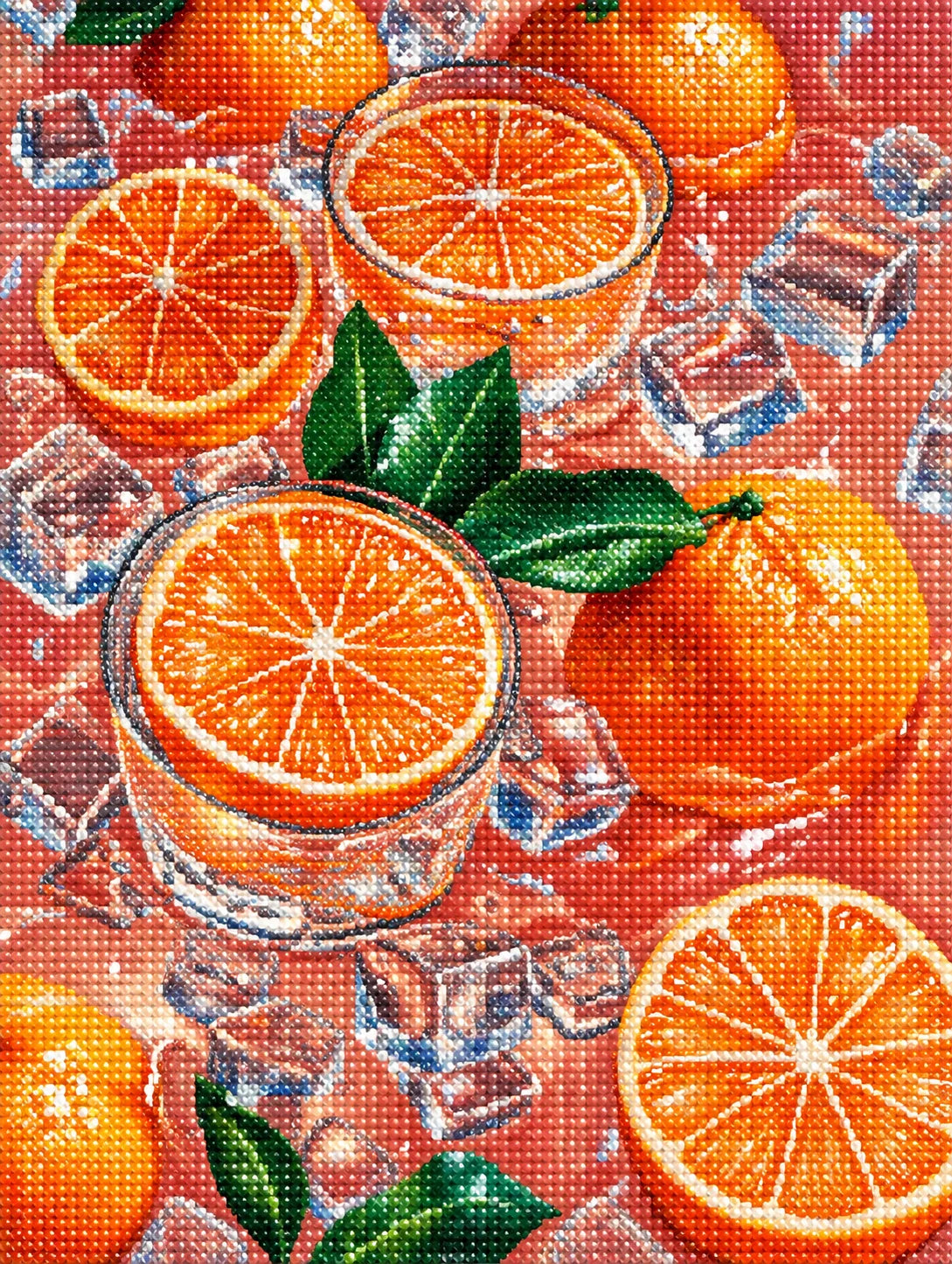 Oranges And Ice Diamond Art Kit