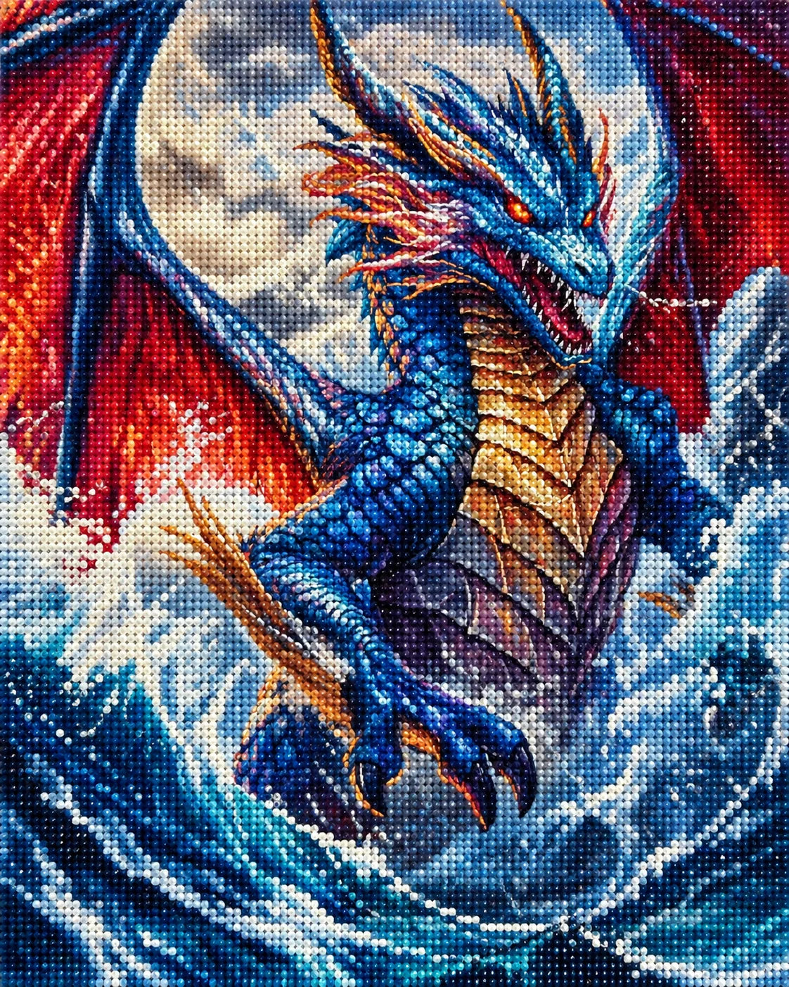 Dragon In The Sea Diamond Art Kit