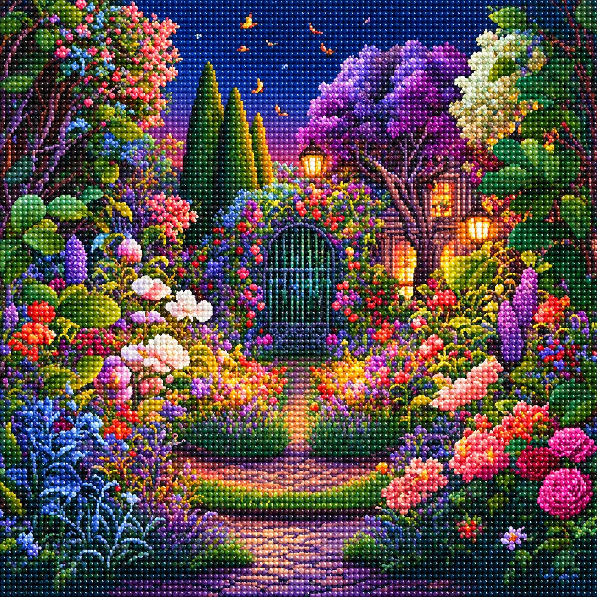 Magical Night Garden Diamond Art Kit