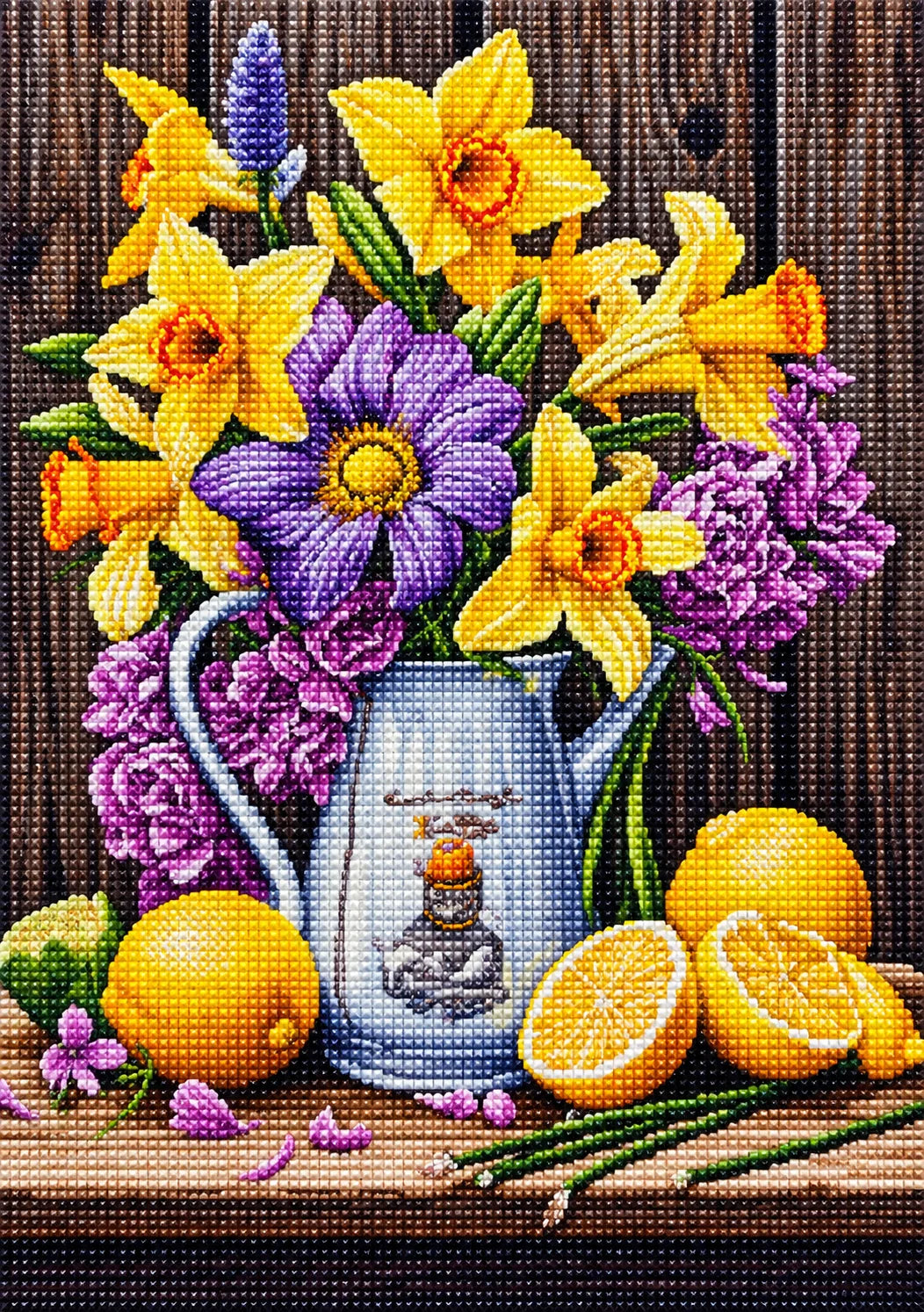 Daffodils And Lemons Diamond Art Kit