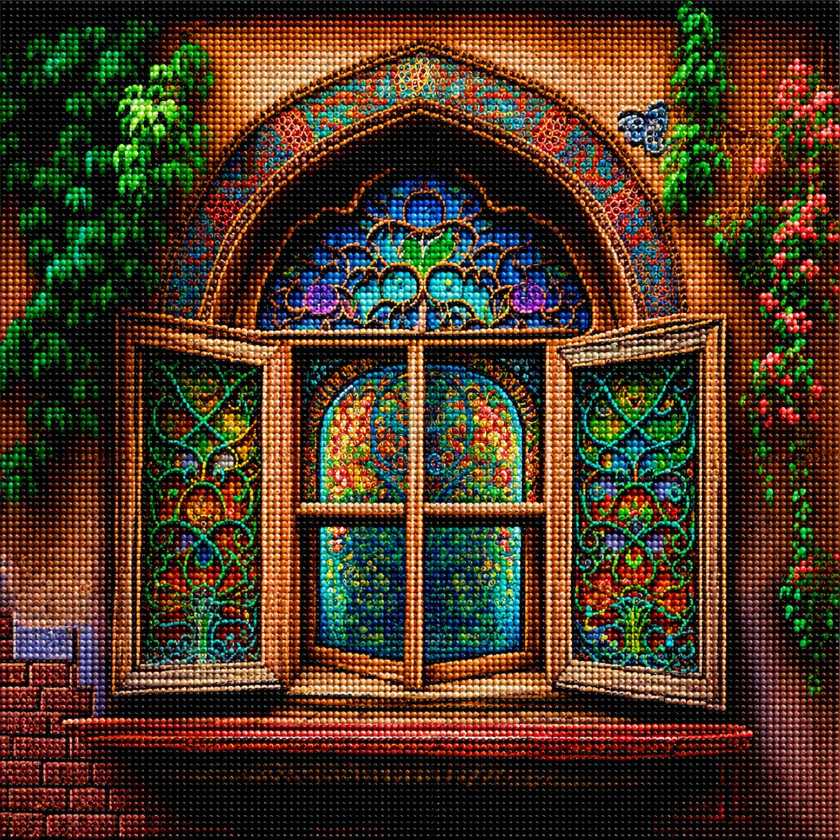 Detailed Window Diamond Art Kit