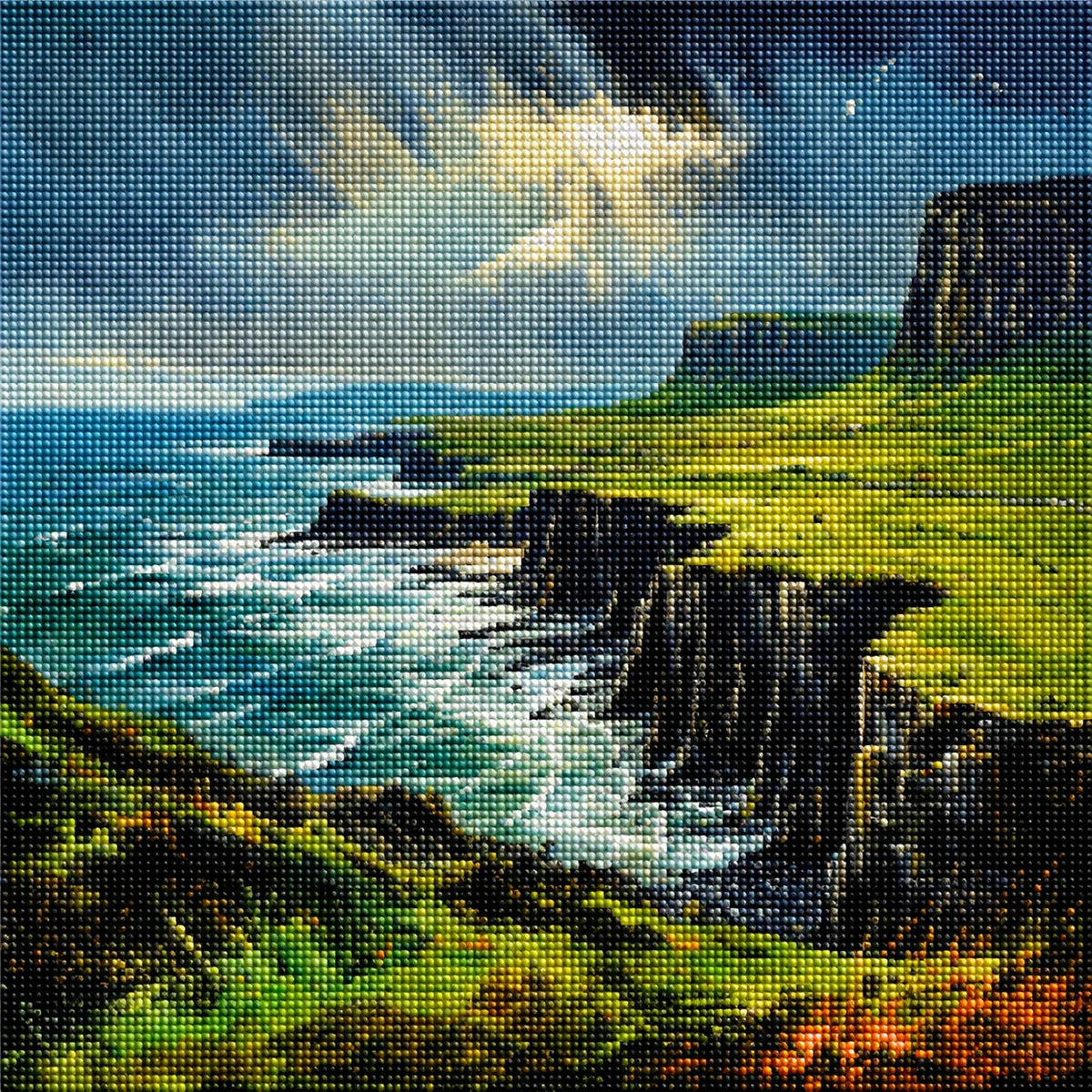 Scottish Cliffside Diamond Art Kit