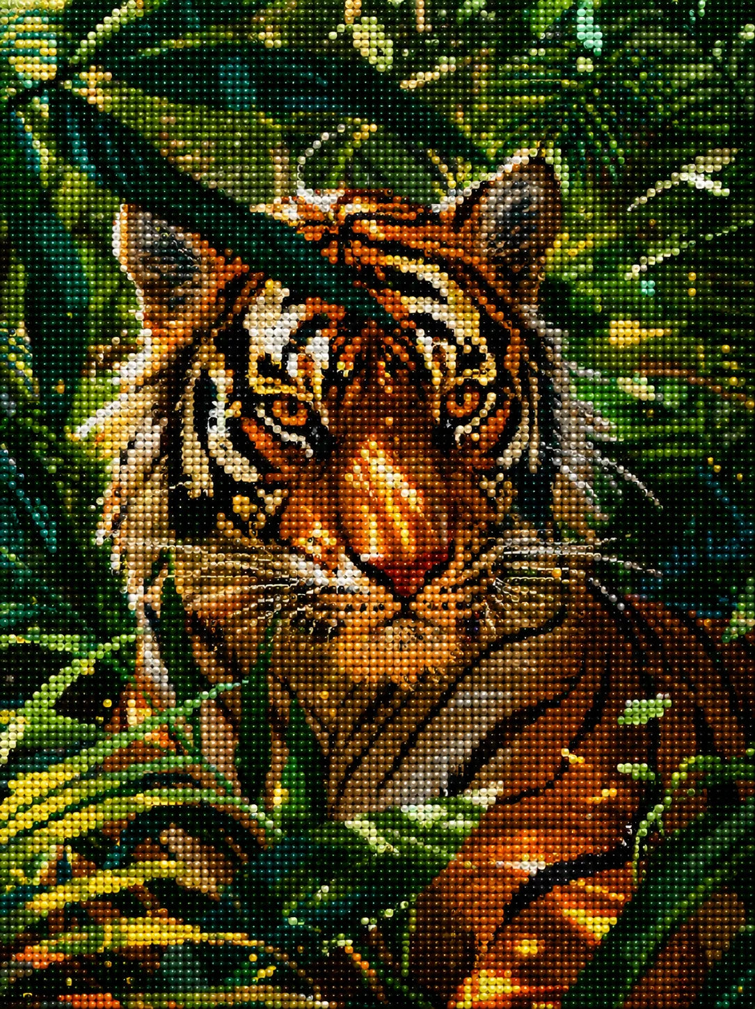 Jungle Sunlight Tiger Diamond Art Kit