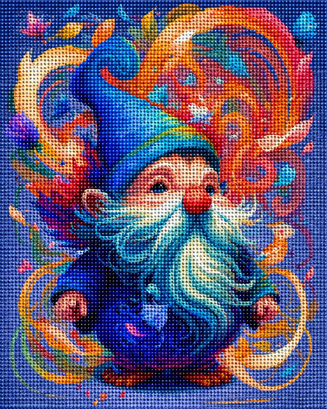 Colorful Abstract Gnome Diamond Art Kit