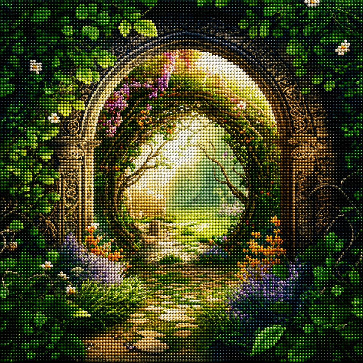 Branch Entrance Secret Garden Diamond Art Kit