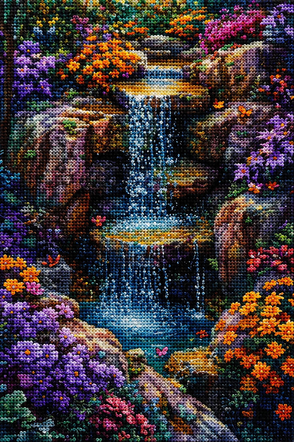 Rocky Waterfalls Diamond Art Kit