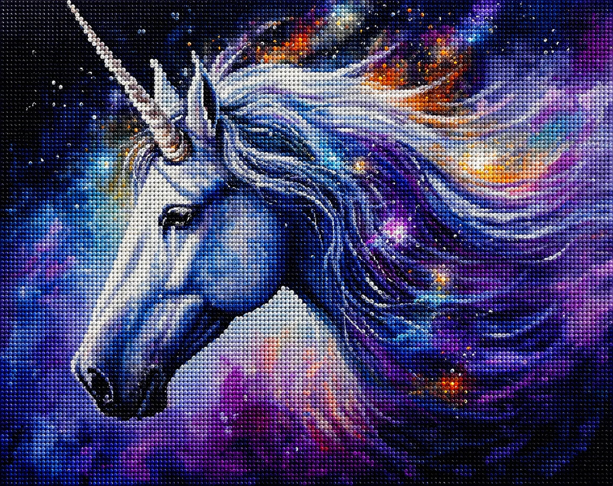 Purple Mist Unicorn Diamond Art Kit