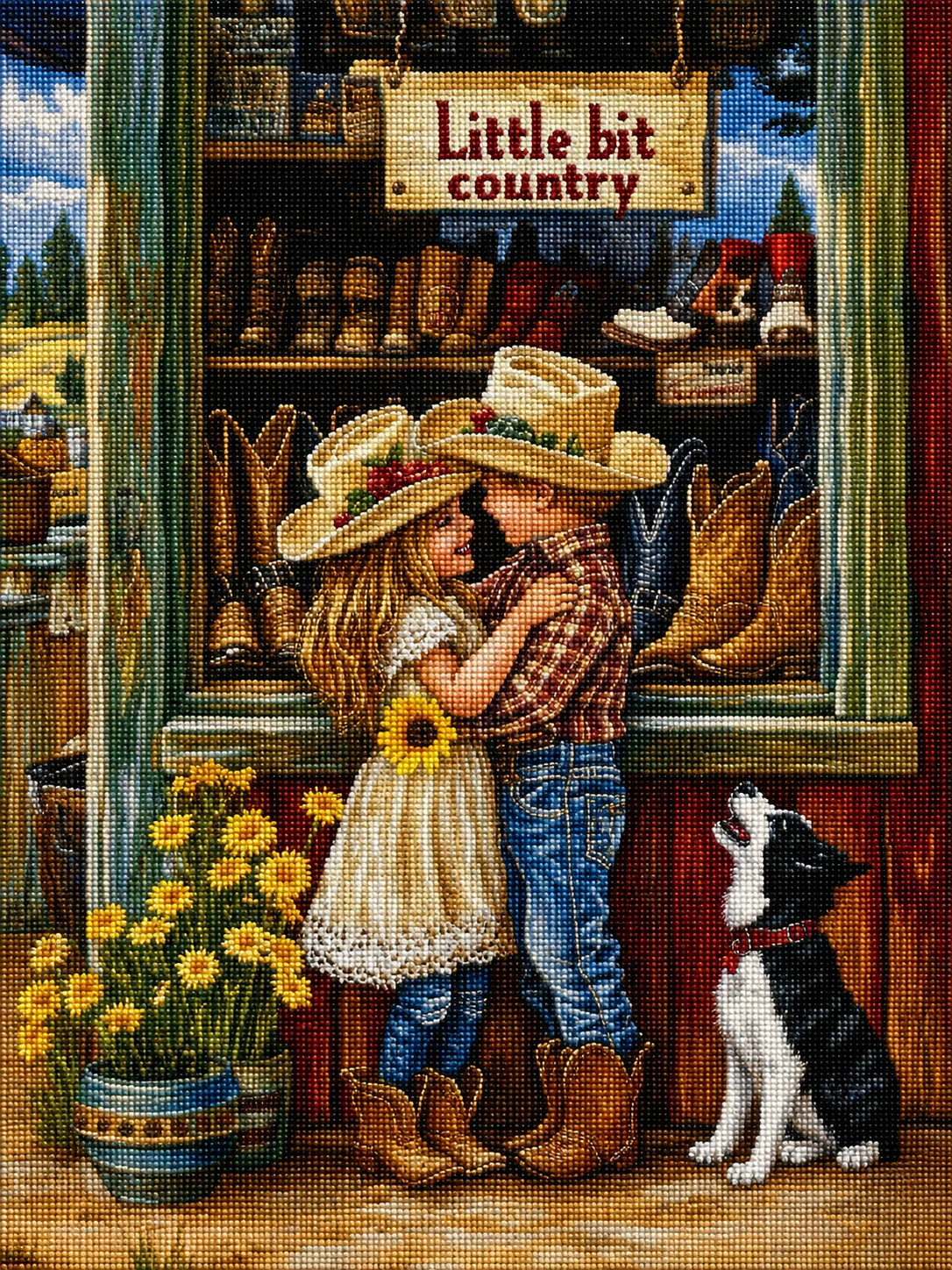 Little Bit Country Diamond Art Kit