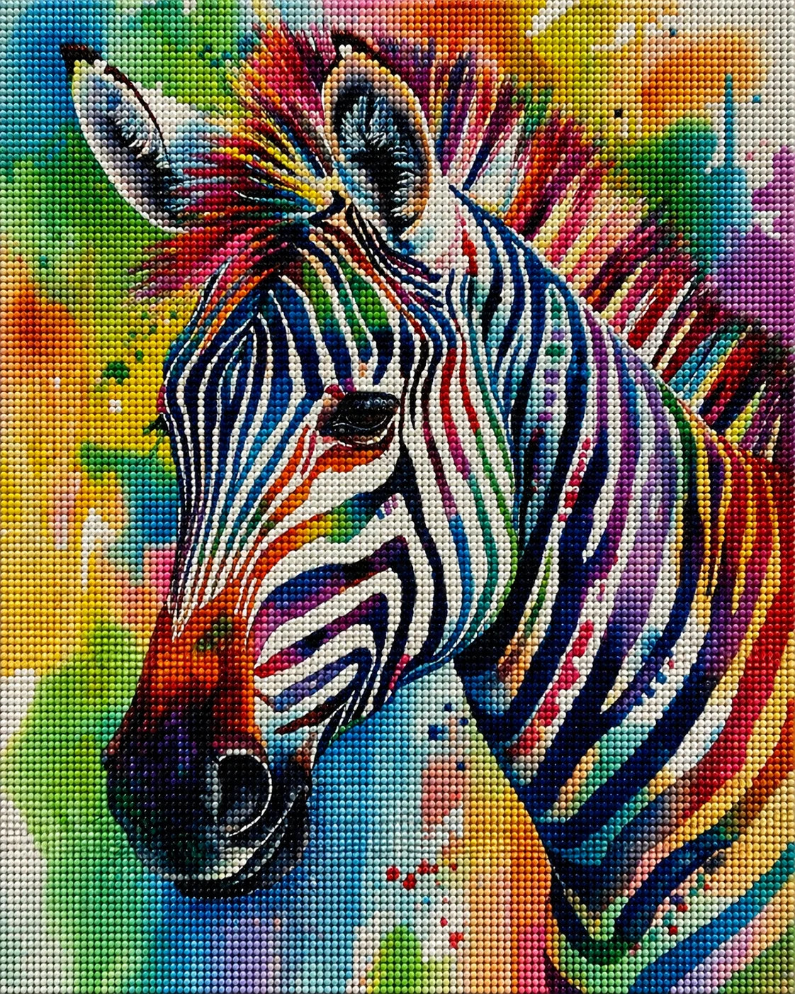 Watercolor Zebra Diamond Art Kit