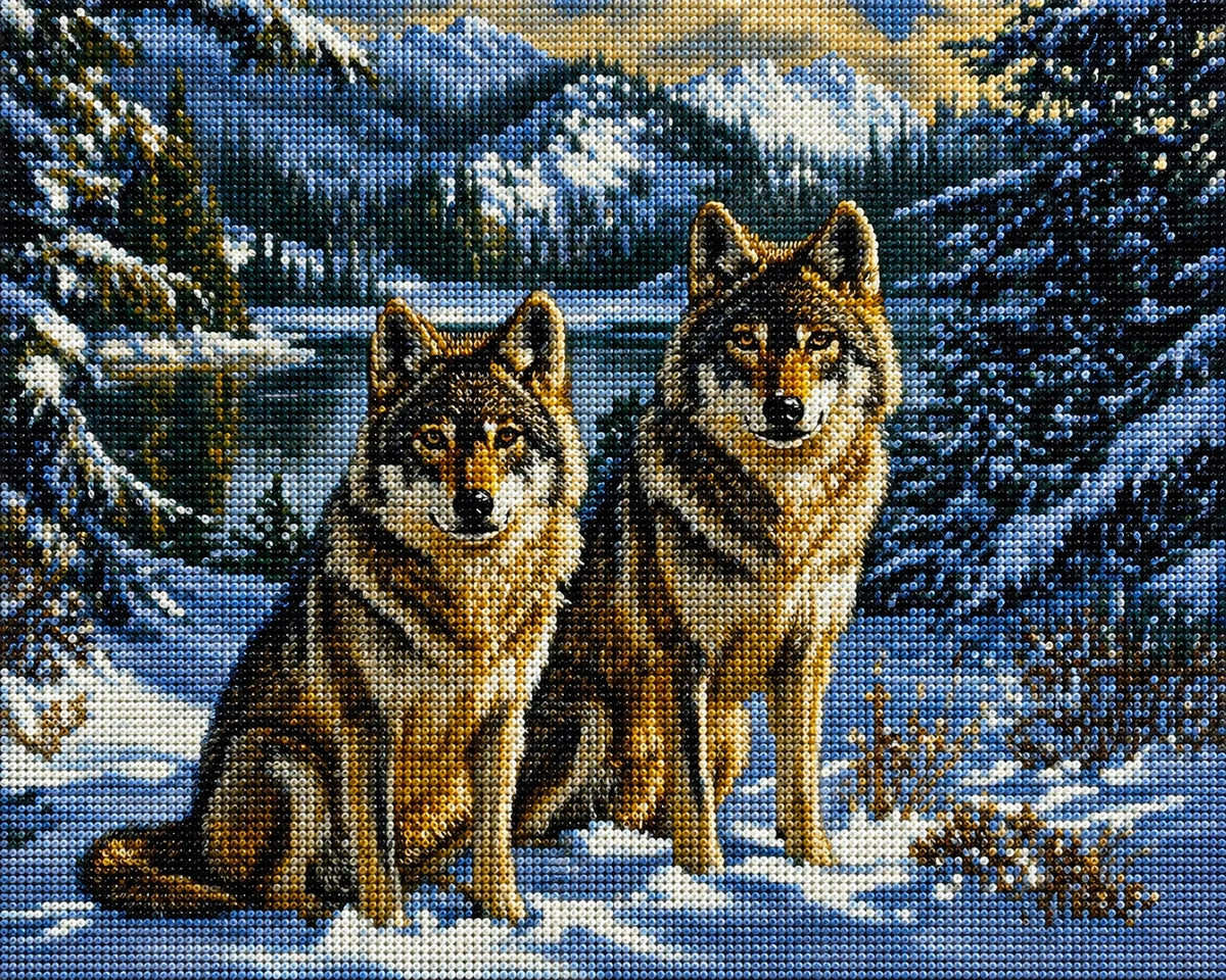 Wolves Diamond Art Kit
