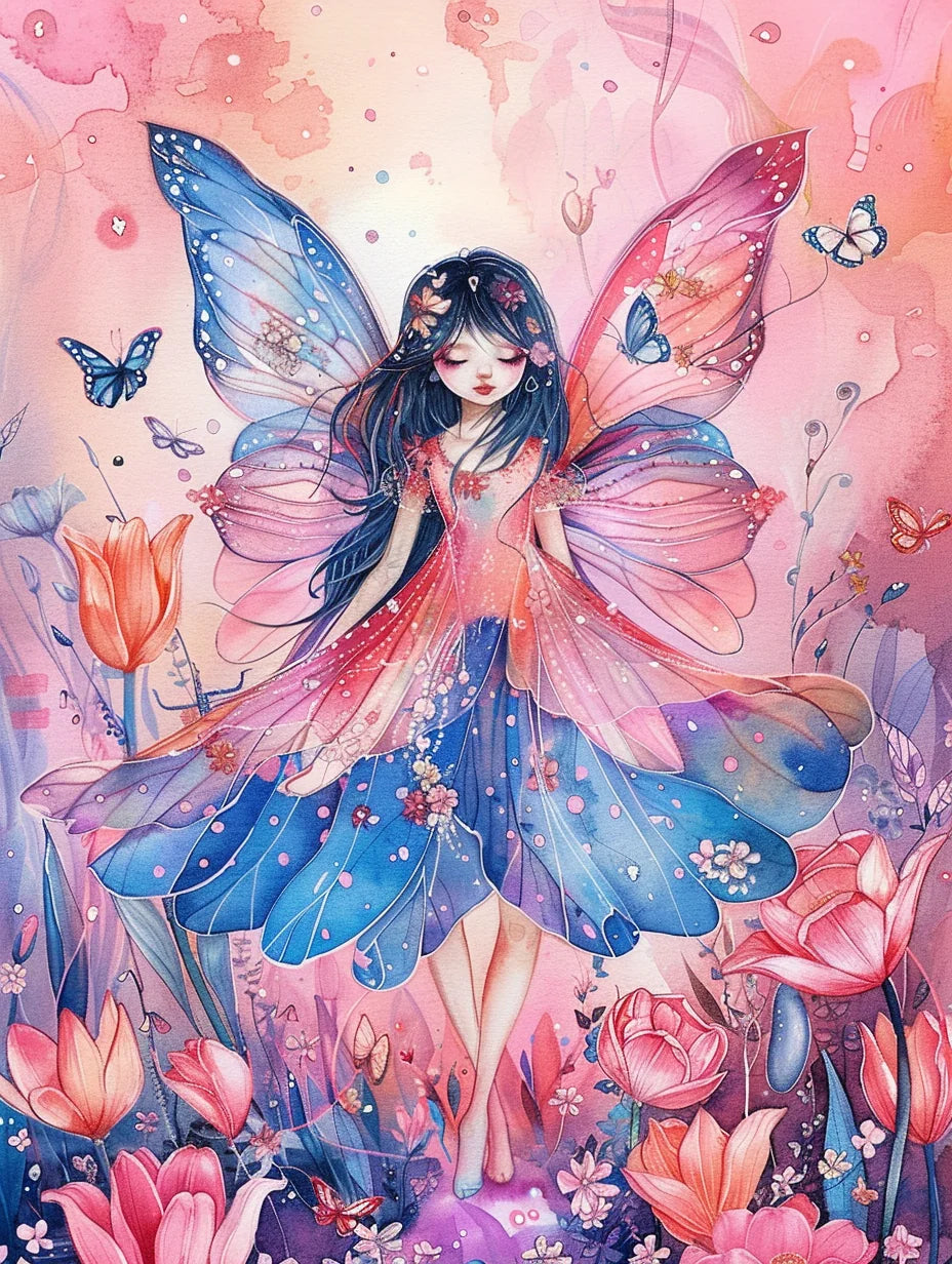 Fluttering Dress Fairy Diamond Art Kit