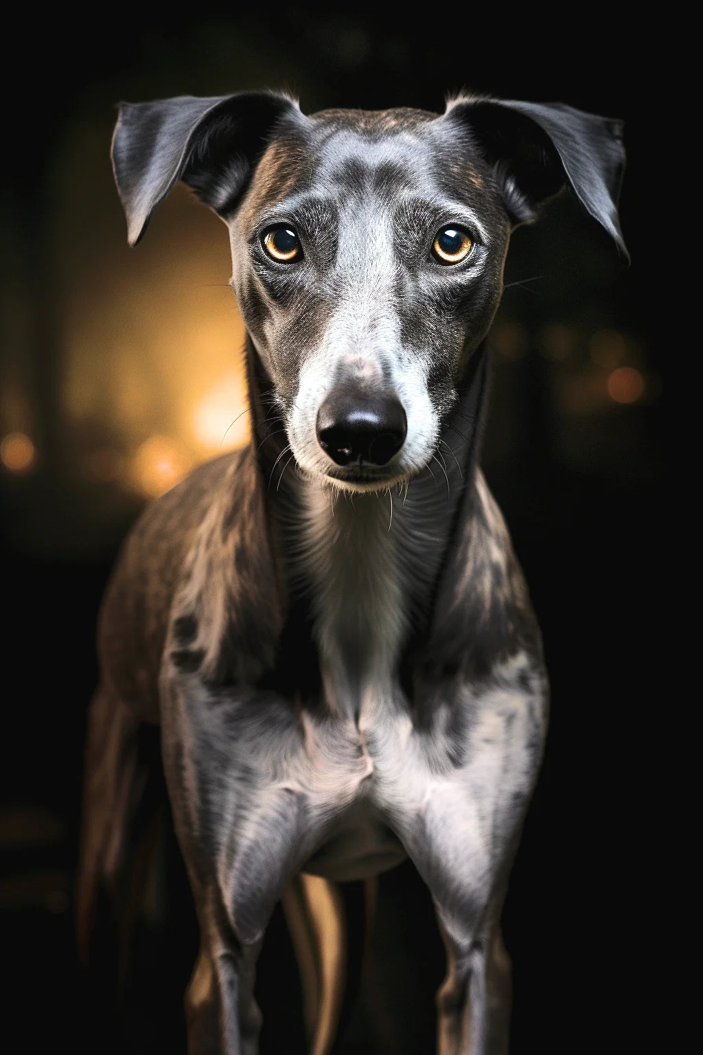 Dark Greyhound Diamond Art Kit