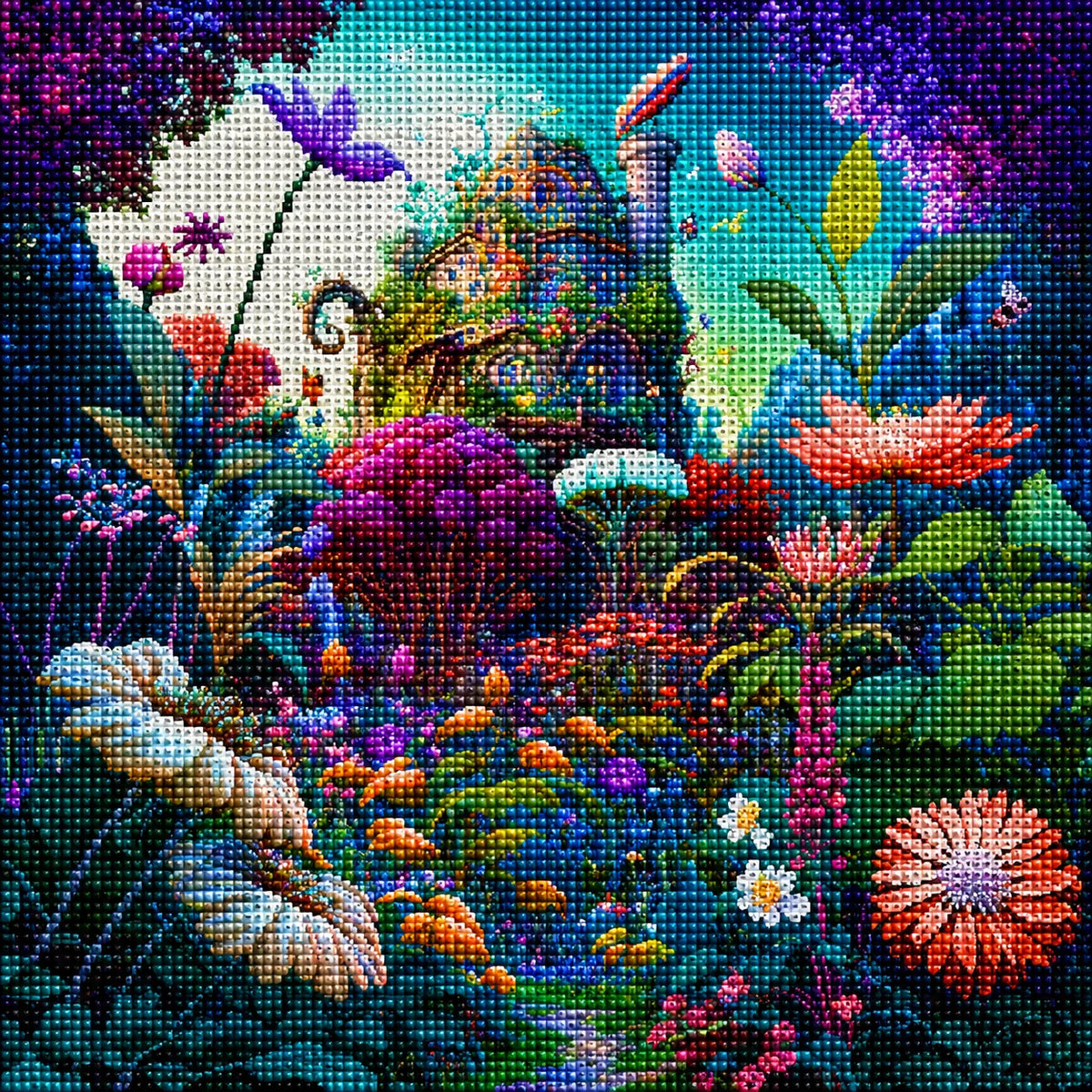 Magical Castle Garden Diamond Art Kit