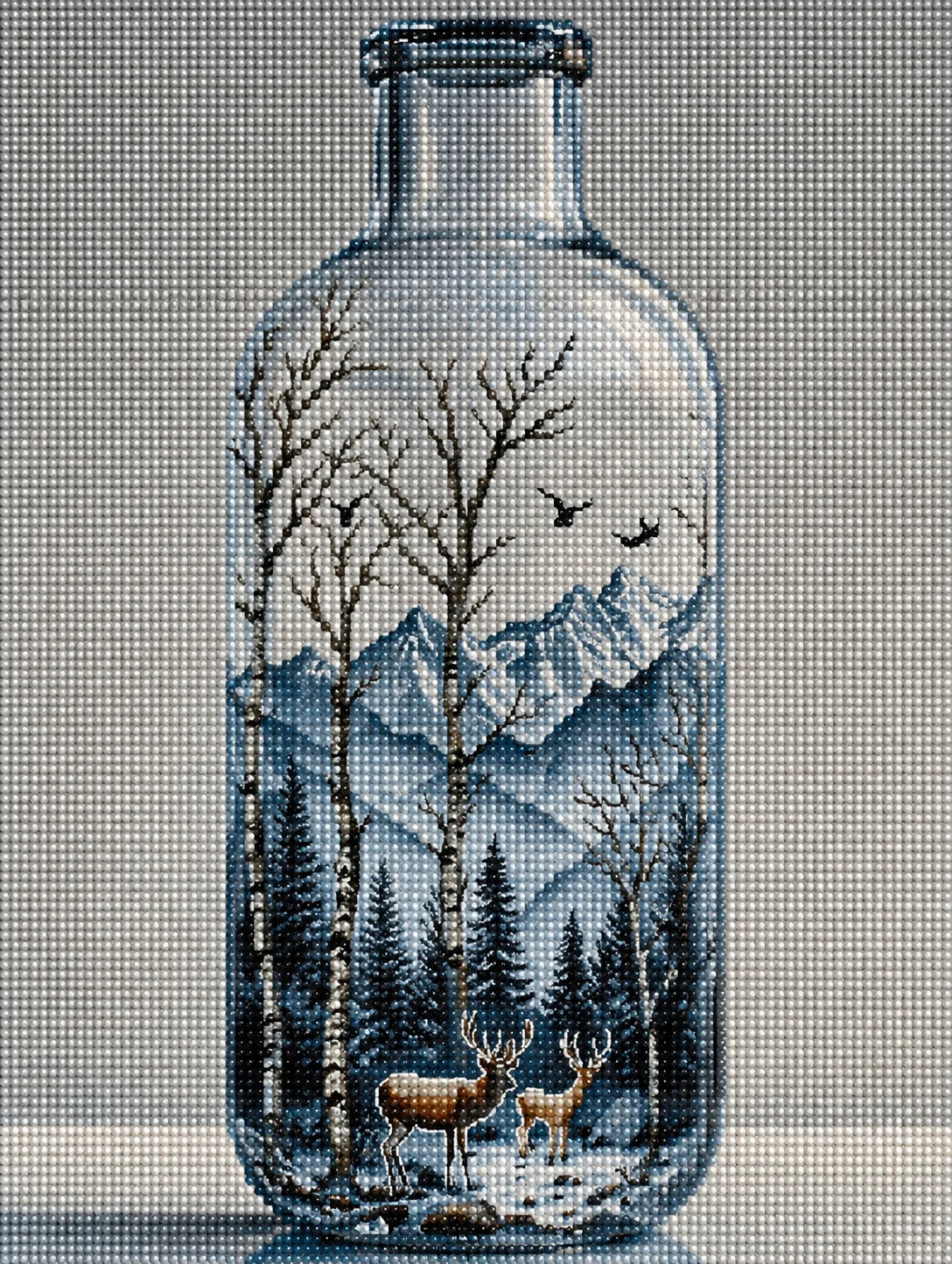 Mountains In A Bottle Diamond Art Kit