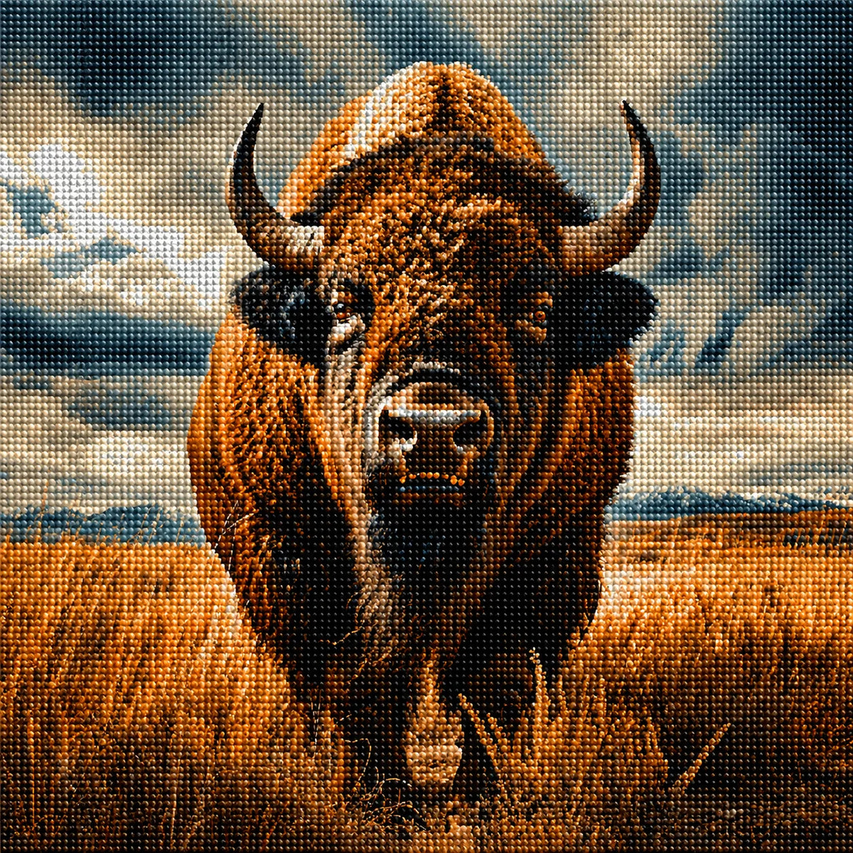 American Bison Diamond Art Kit