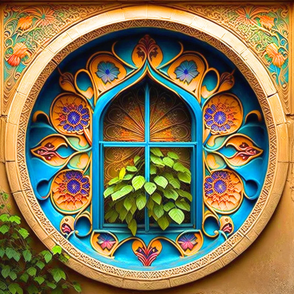 Round Window Diamond Art Kit