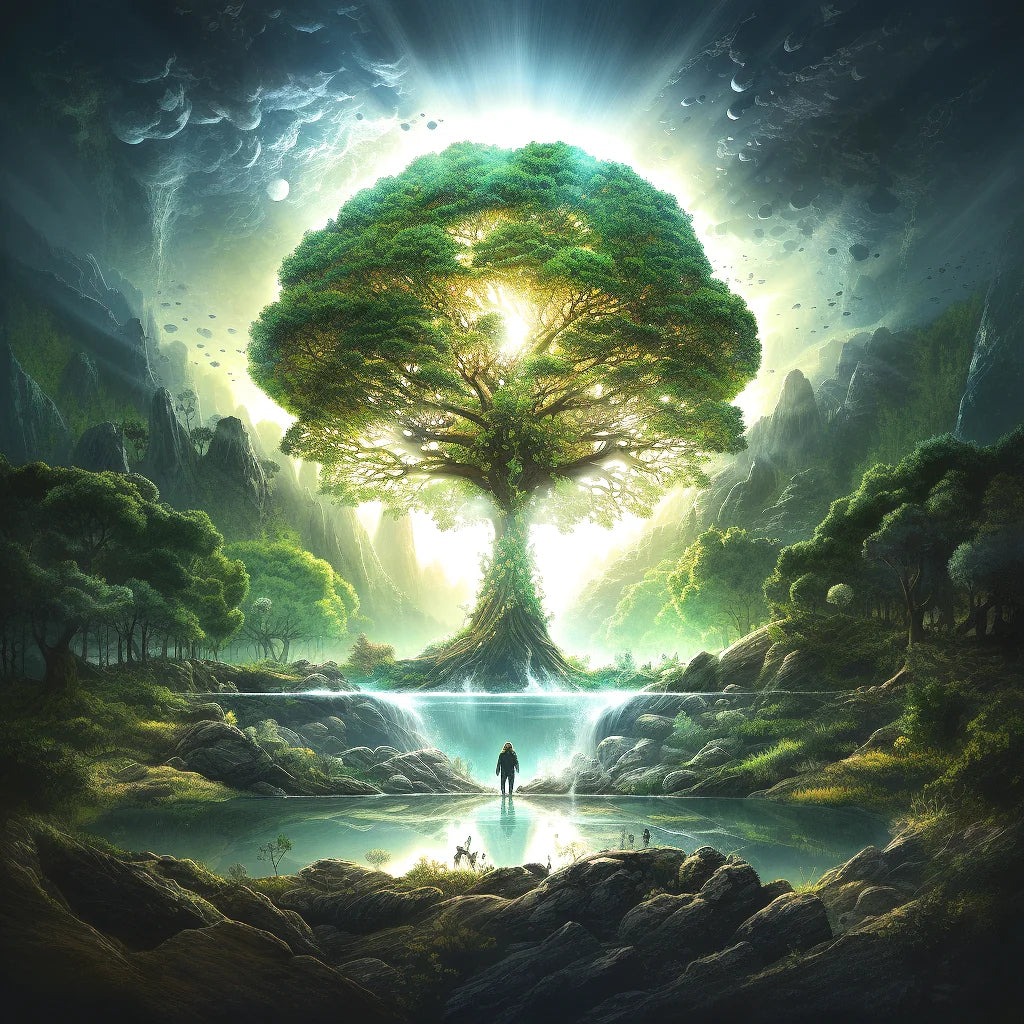 Shooting Light Tree Of Life Diamond Art Kit
