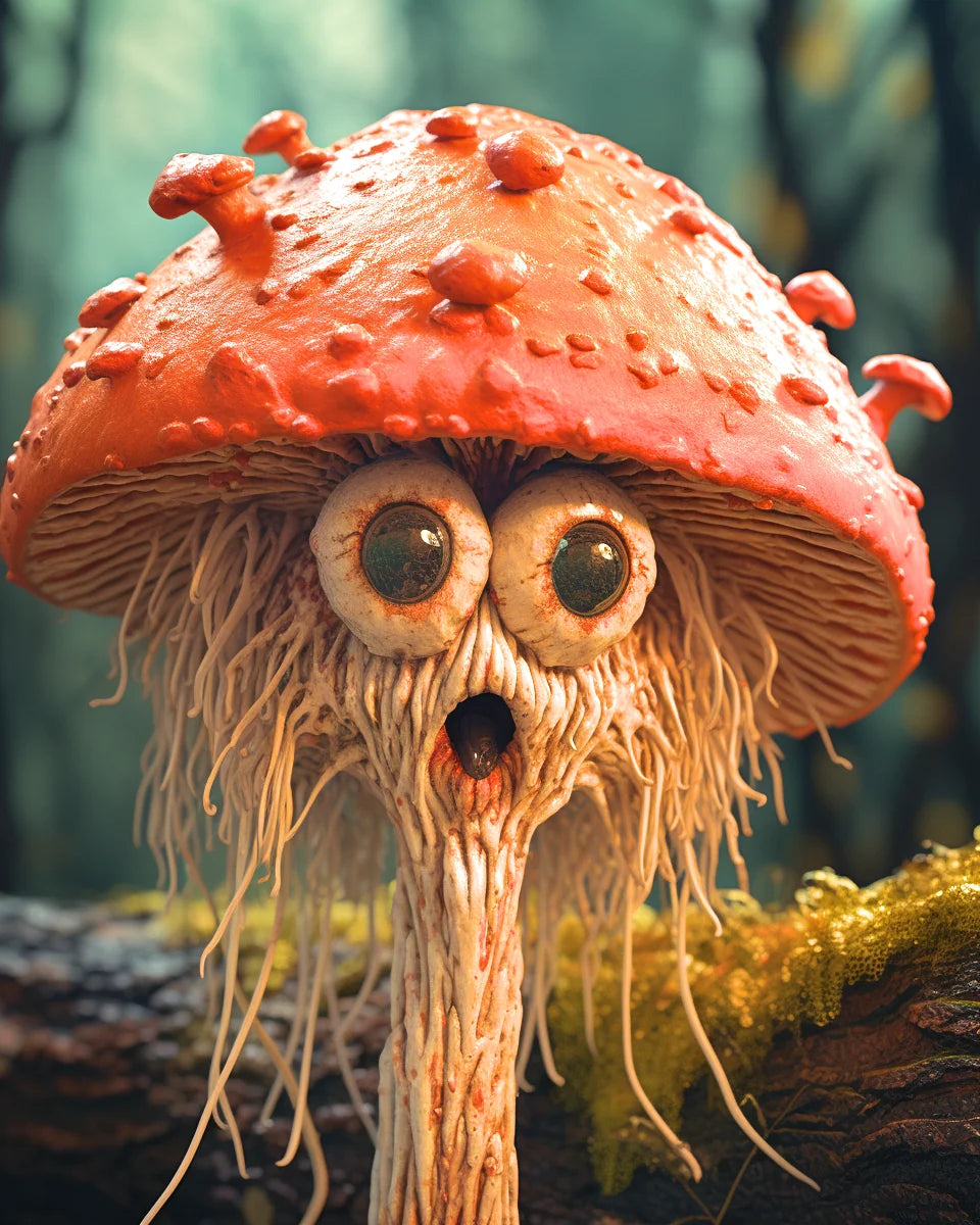 Surprised Mushroom Diamond Art Kit