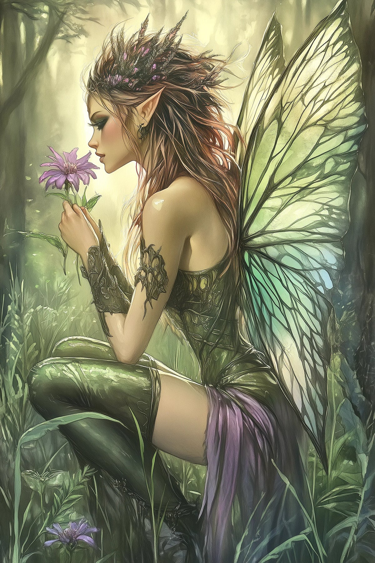 Spiked Hair Fairy Diamond Art Kit