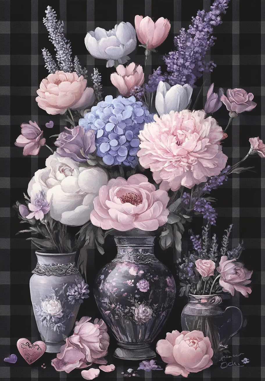 Victorian Flower Arrangement Diamond Art Kit