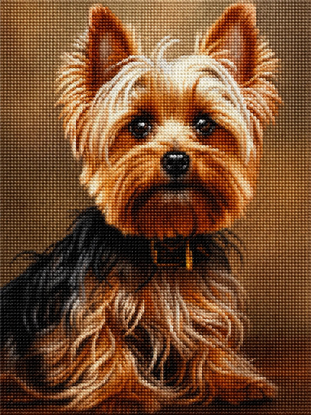 Yorkie Portrait Diamond Art Kit — diamond art kit canvas