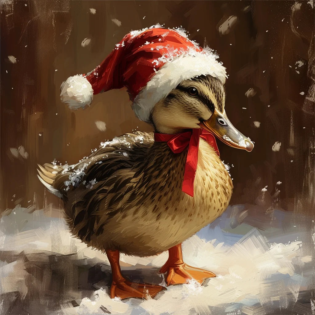 Christmas Duckling Diamond Art Kit