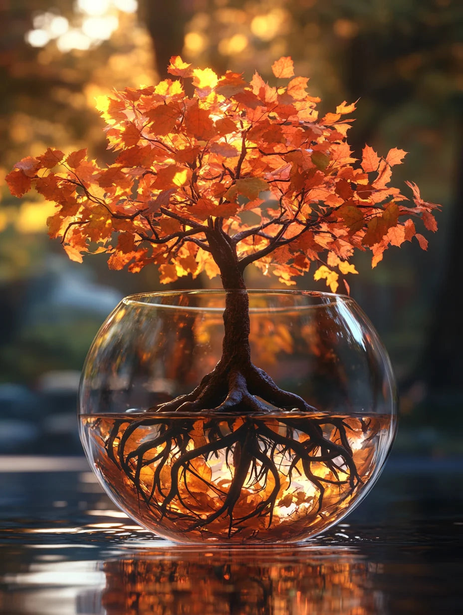 Autumn Tree In A Jar Diamond Art Kit