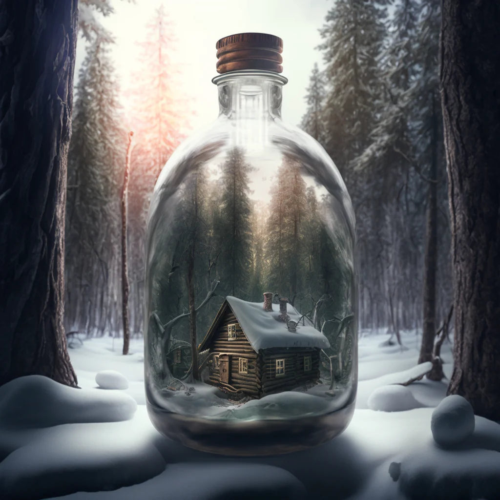 Cabin In A Bottle Diamond Art Kit