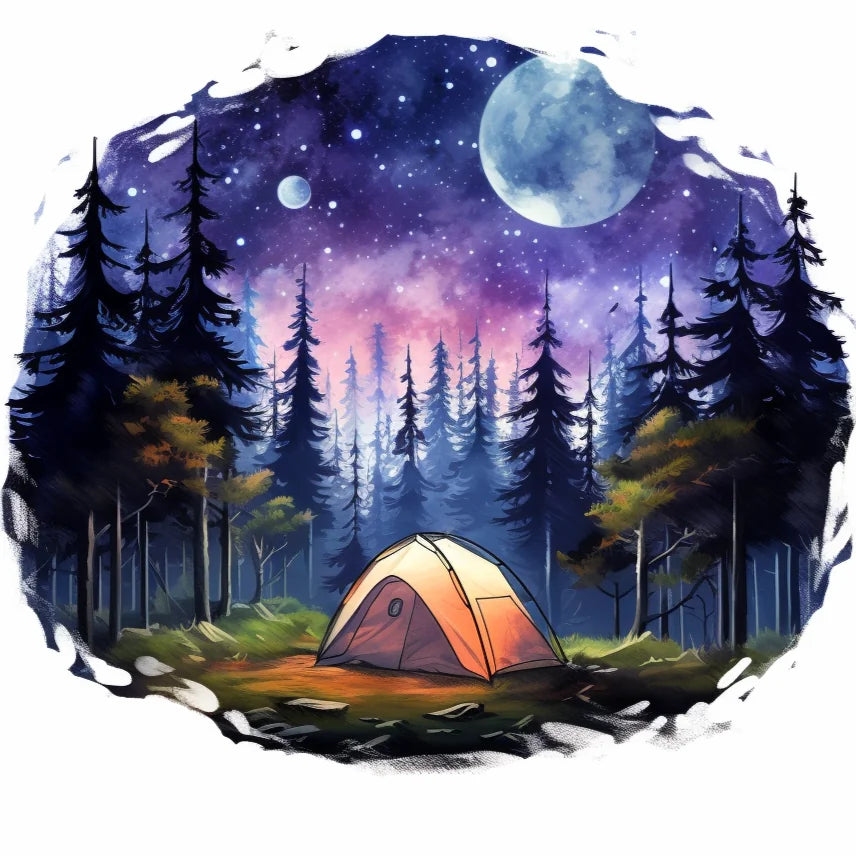 Camping Under The Stars Diamond Art Kit