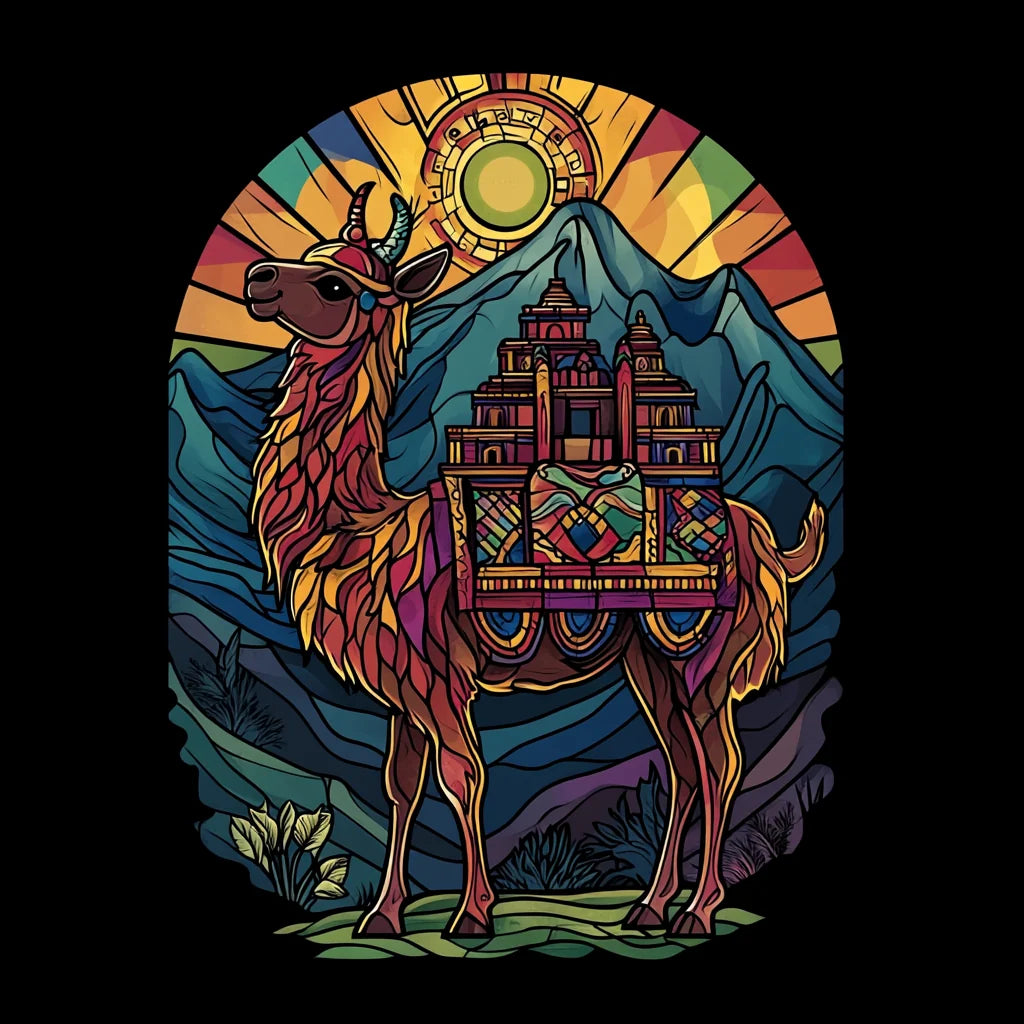 Peruvianllama Abstract Diamond Art Kit