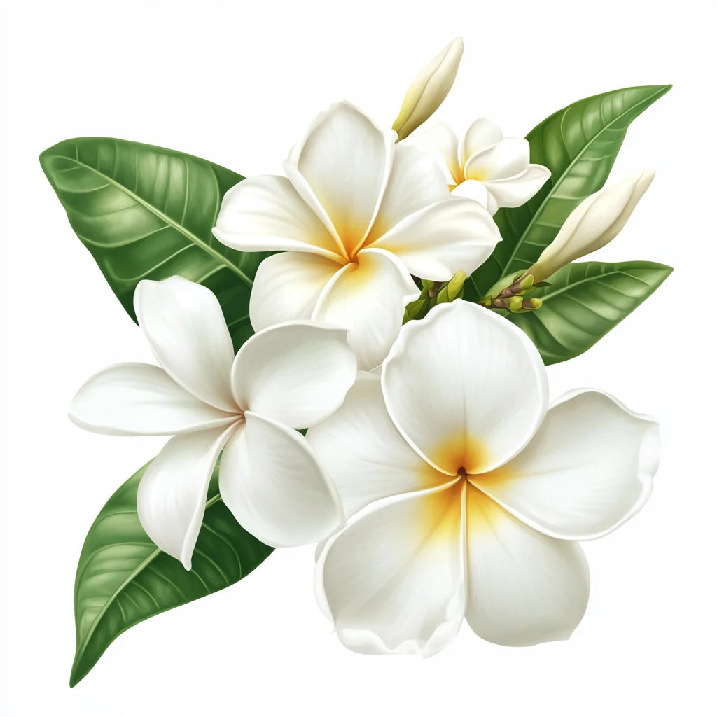 Yellow Center Jasmine Flowers Diamond Art Kit