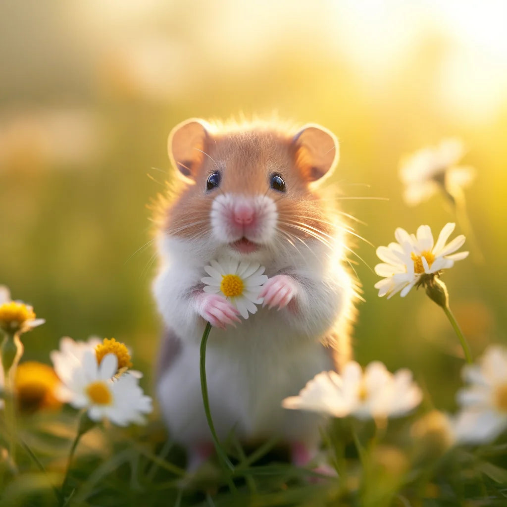 Daisy Hamster Diamond Art Kit