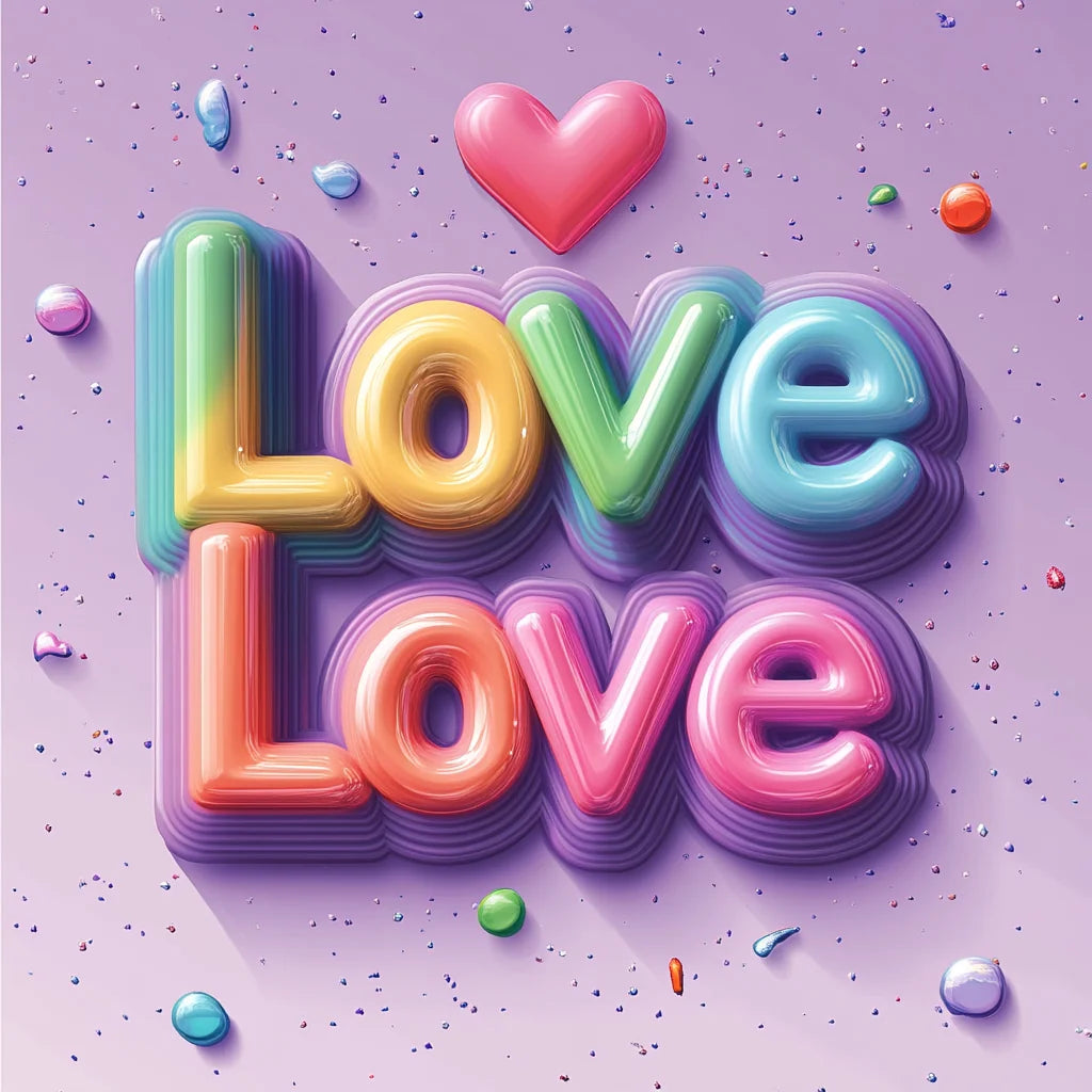 Jello Double Love Diamond Art Kit
