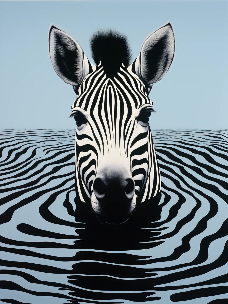 Zebra Stripes Diamond Art Kit