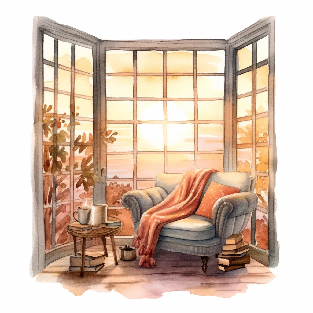 Sunset Reading Corner Diamond Art Kit