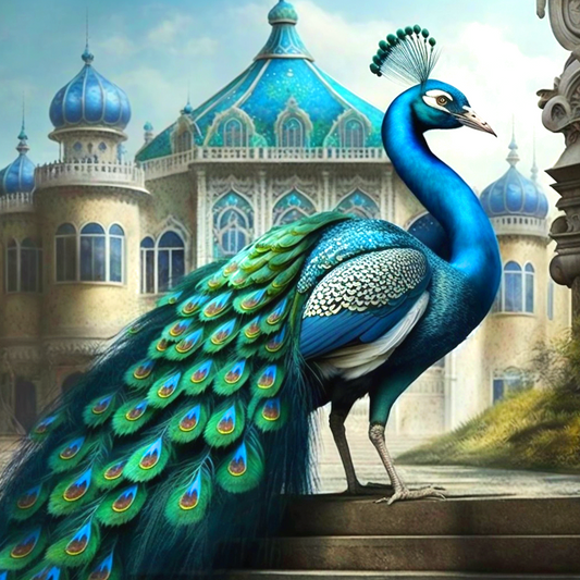 Castle Peacock Diamond Art Kit