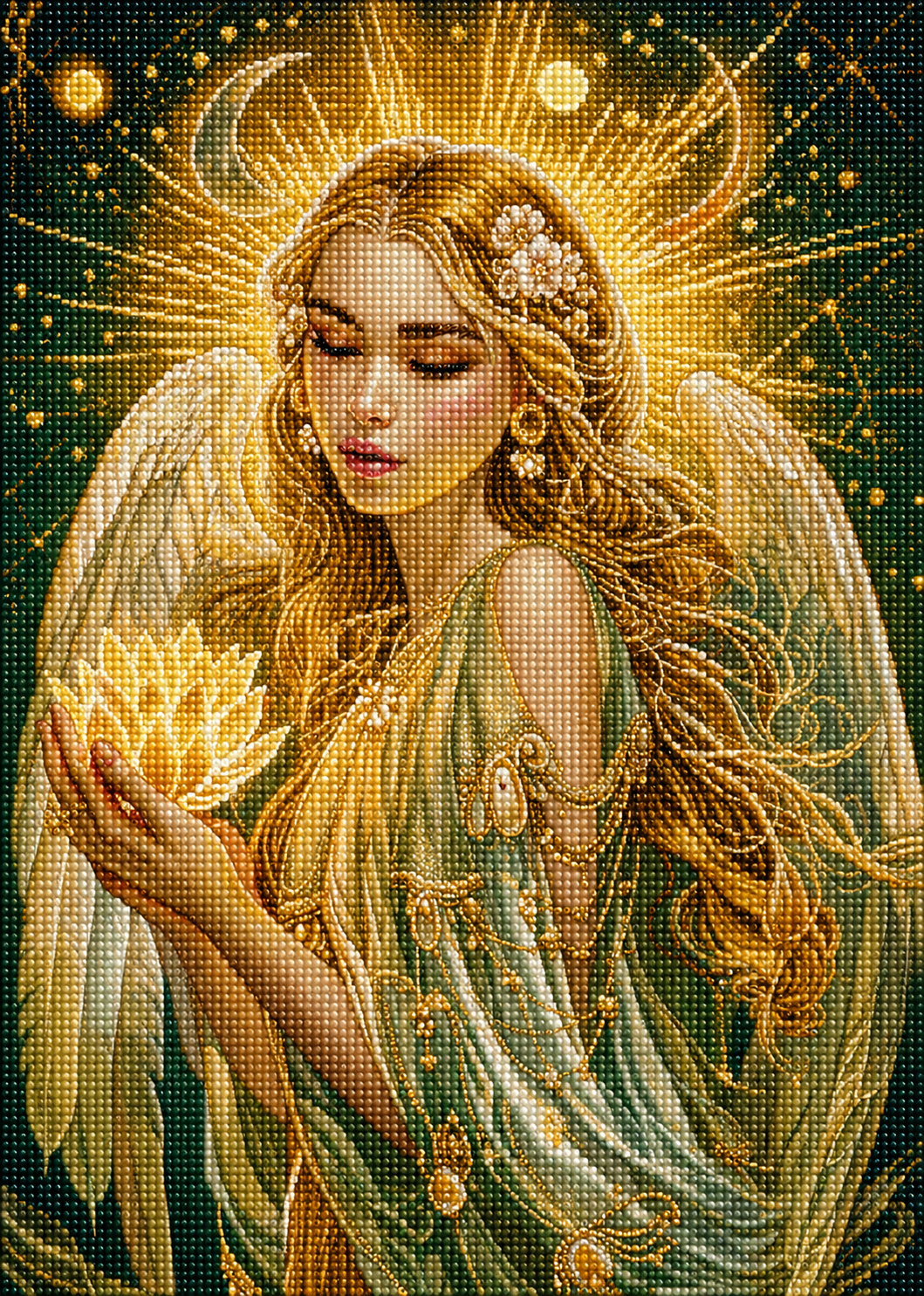 Celestial Angel Diamond Art Kit — diamond art kit canvas