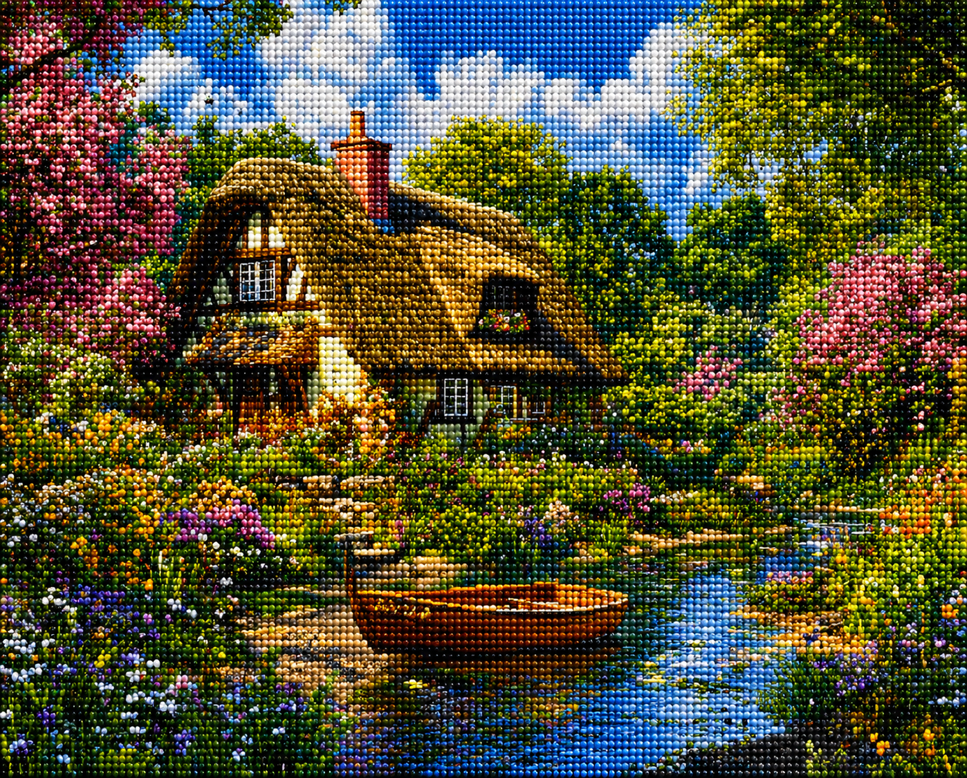 Country Cottage Diamond Art Kit