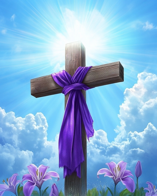 Cross in the Sun Diamond Art Kit