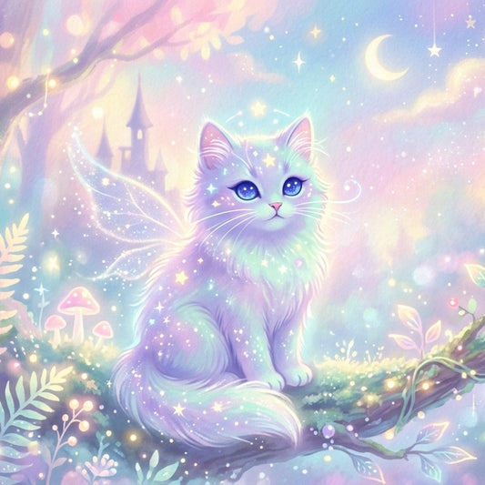 Dreamy Magical Cat Diamond Art Kit