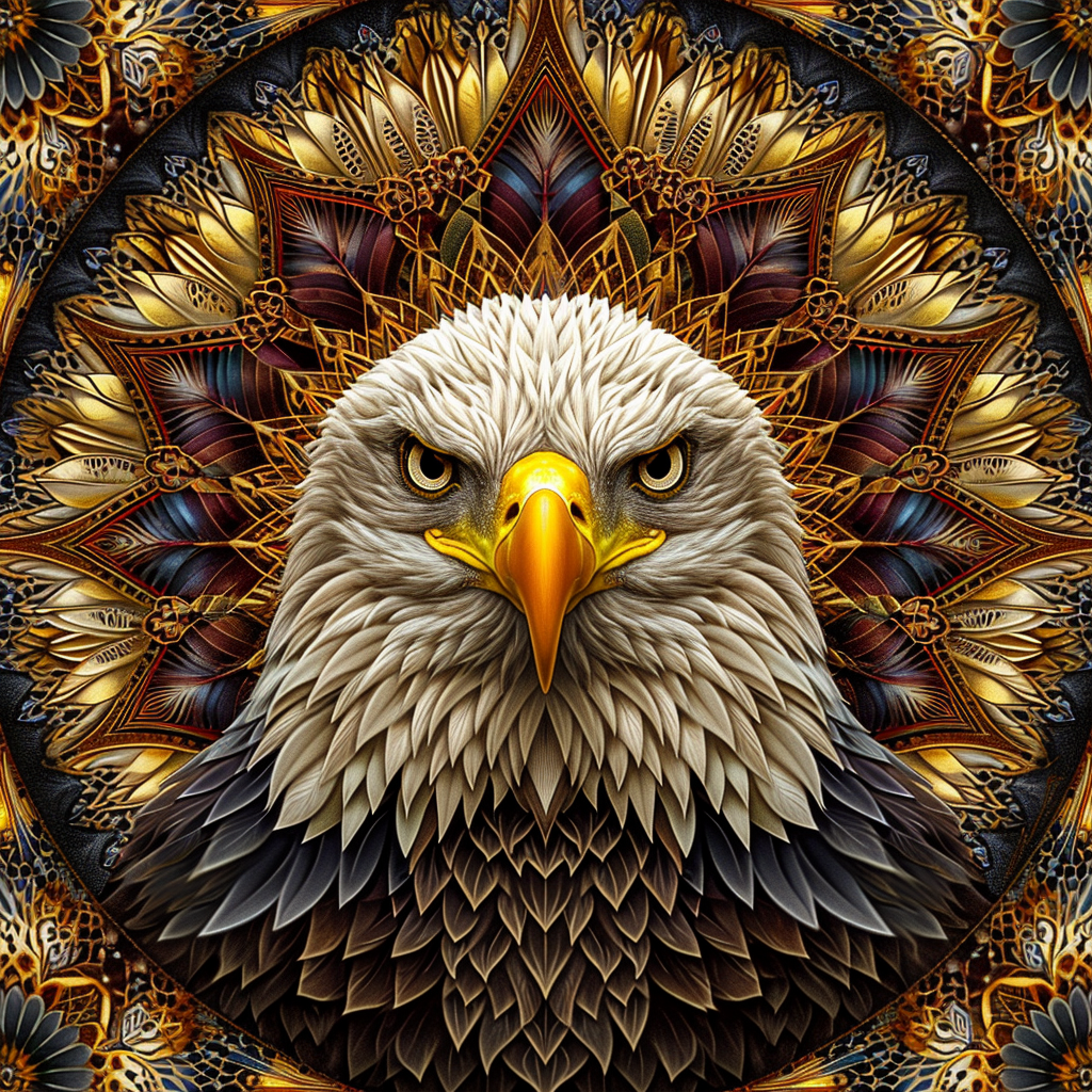 Eagle Mandala Diamond Art Kit