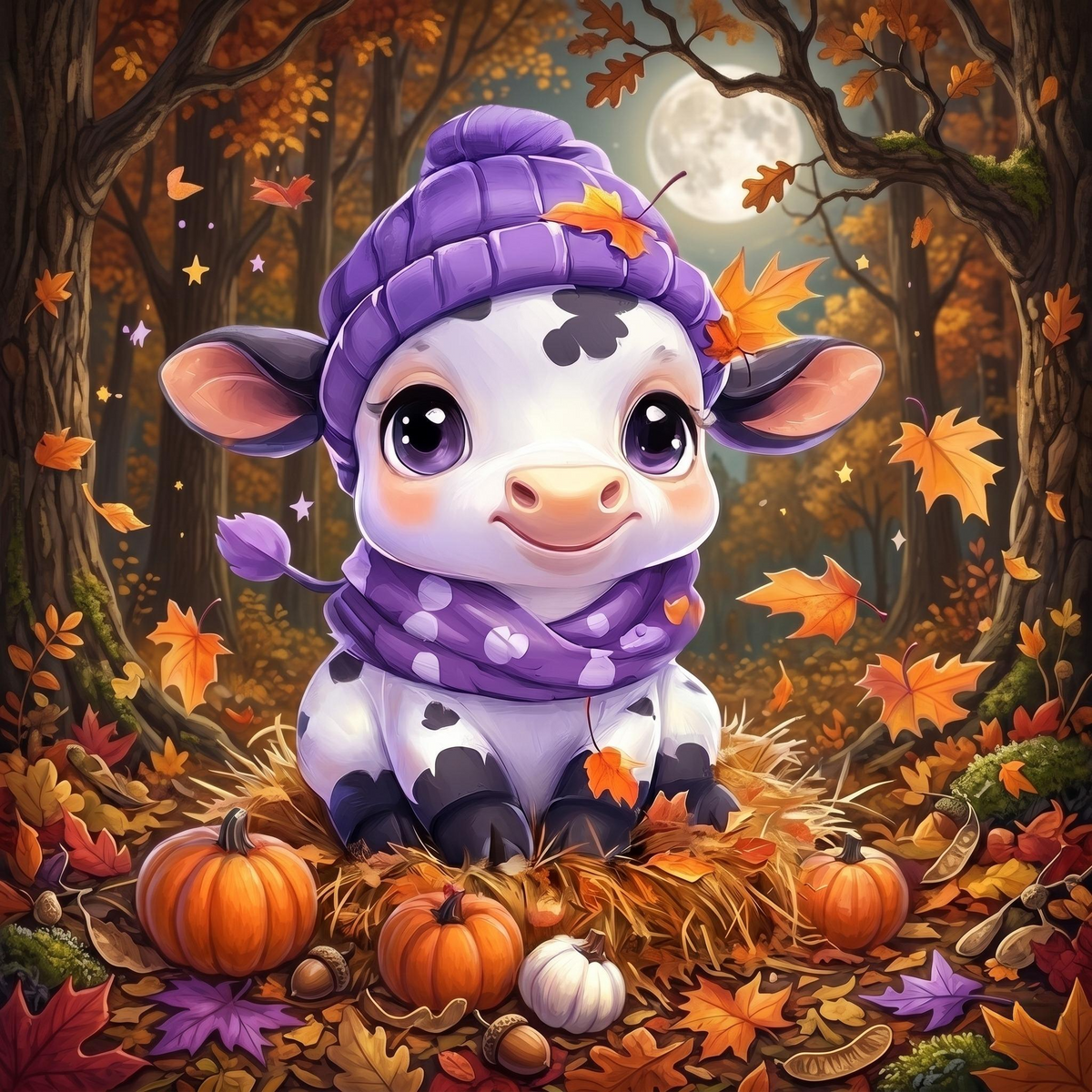 Fall Calf Diamond Art Kit