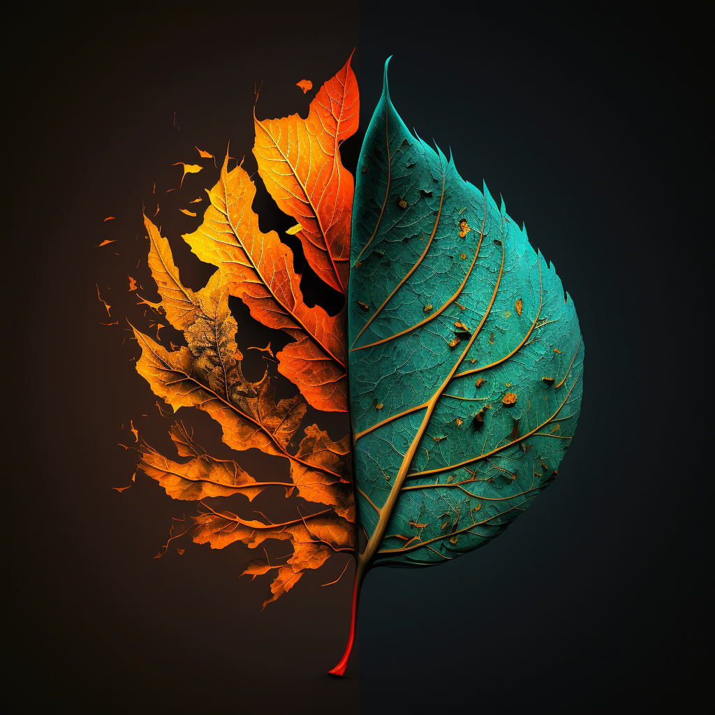 Fall and Spring Leaf Diamond Art Kit