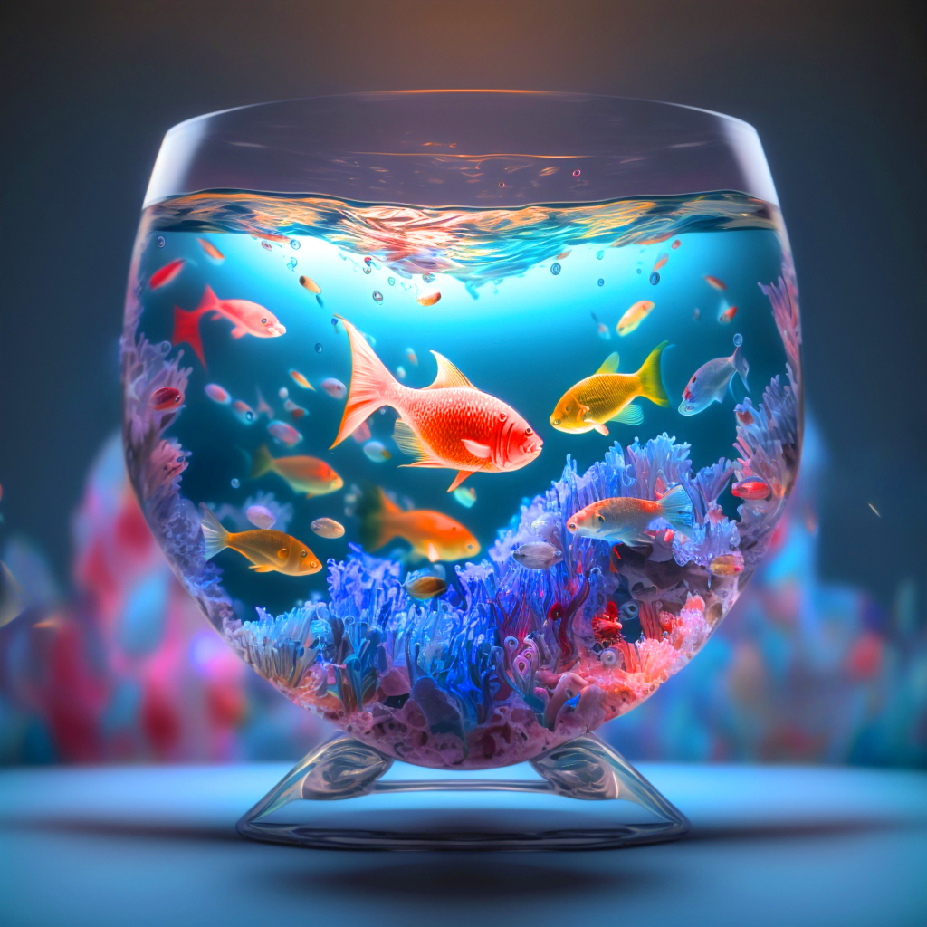 Peda Stal Fishbowl Diamond Art Kit