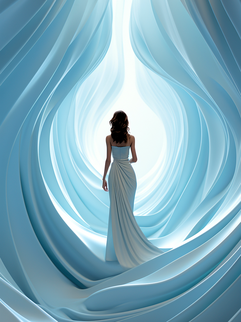 Ice Cave Woman Diamond Art Kit