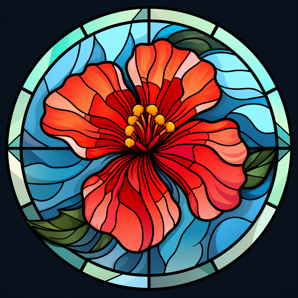 Wavy Flower Abstract Diamond Art Kit