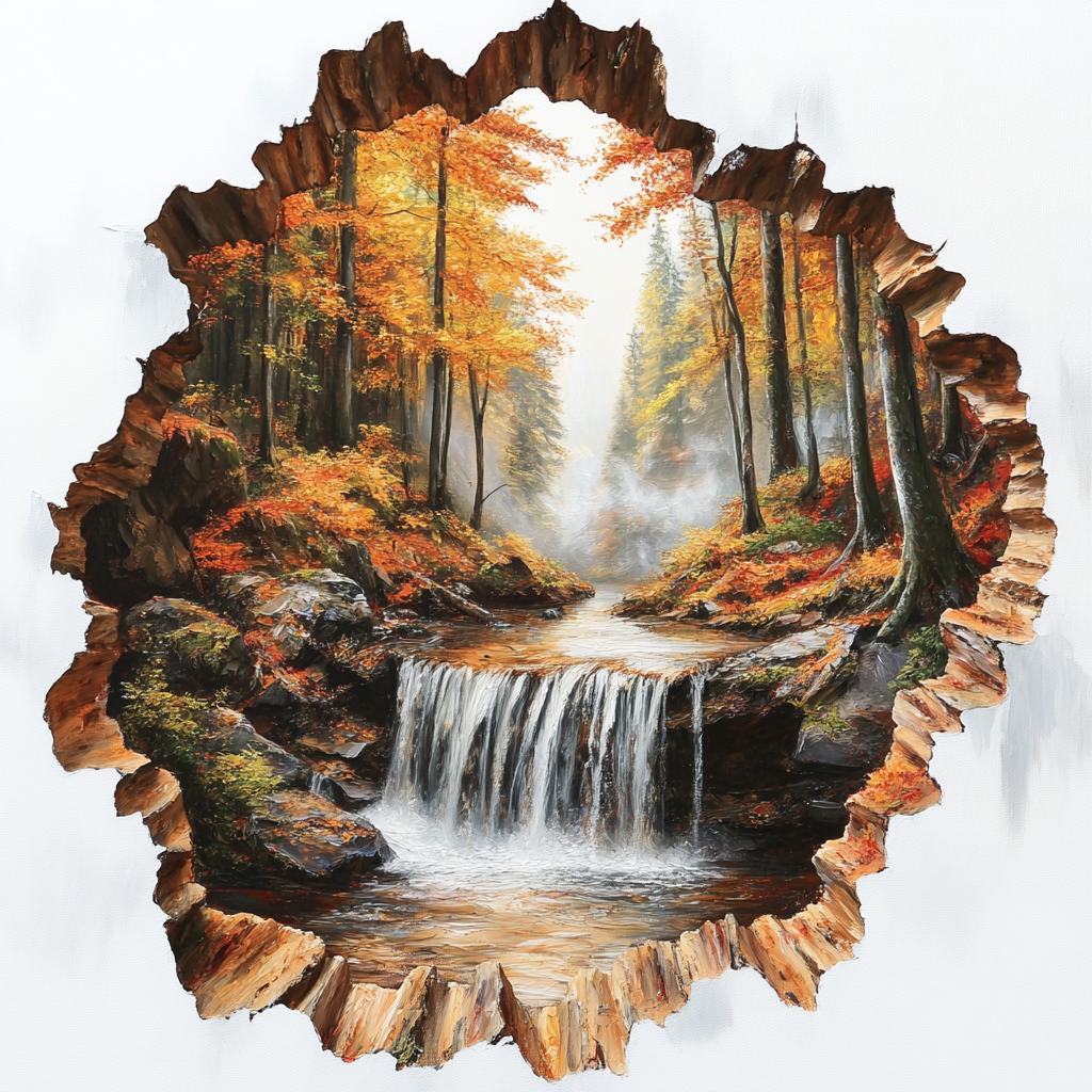 Whitewall Fall Forest Diamond Art Kit